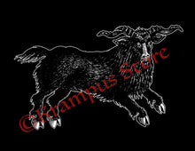 Load image into Gallery viewer, Black Goat- Gothic Long Sleeve Shirt