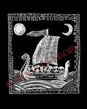 Load image into Gallery viewer, Drakkar - Viking Longship T-shirt