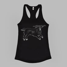Load image into Gallery viewer, Women's Black Goat Tank Top