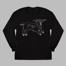 Load image into Gallery viewer, Black Goat- Gothic Long Sleeve Shirt