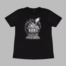 Load image into Gallery viewer, Baba Yaga Hut - Slavic Folklore T-shirt
