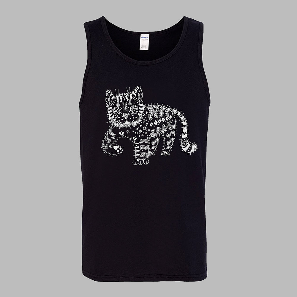 Men's Bayun the Dream Cat Tank Top