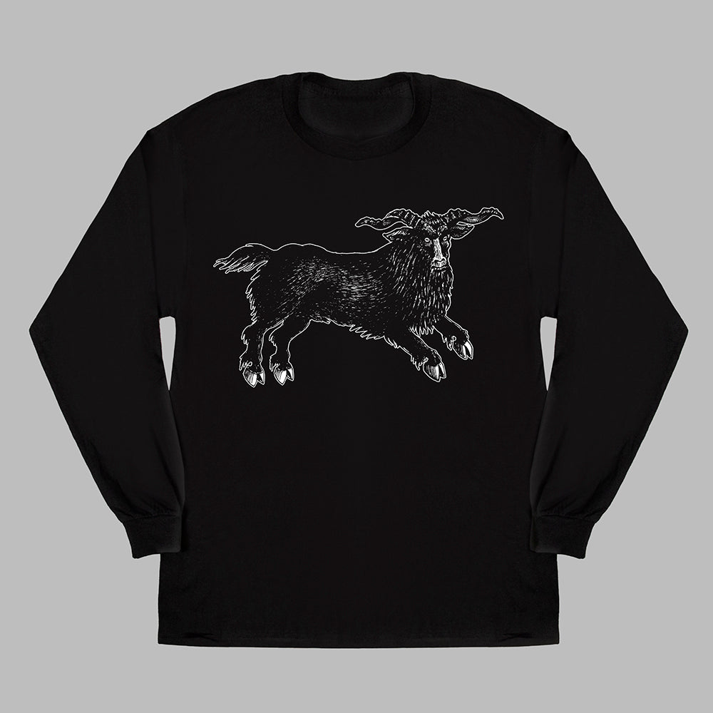Black Goat- Gothic Long Sleeve Shirt