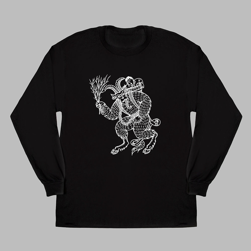 Cartoon Krampus- Holiday Long Sleeve Shirt