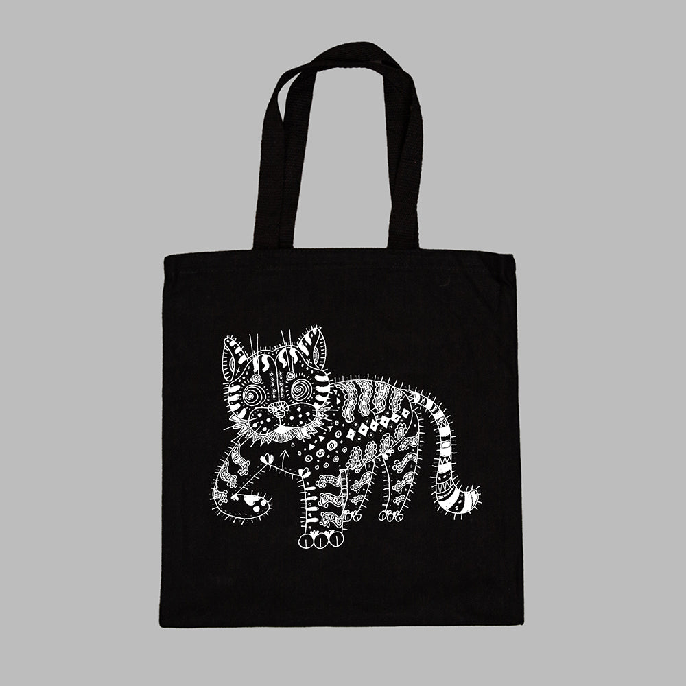 Bayun the Dream Cat - Slavic Folklore Tote Bag