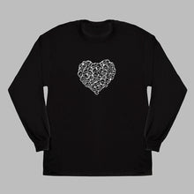 Load image into Gallery viewer, Heart of Skulls Long Sleeve Shirt
