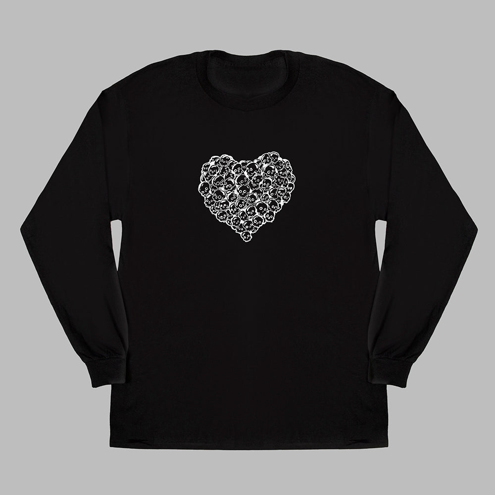 Heart of Skulls Long Sleeve Shirt