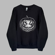 Load image into Gallery viewer, Jack-o-Lantern Pumpkin - Halloween Spooky Sweater
