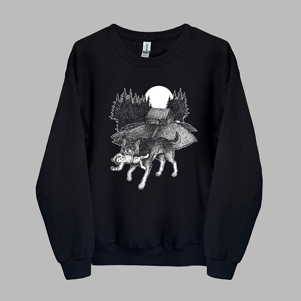 Russian Lullaby Wolf - Folklore Sweater