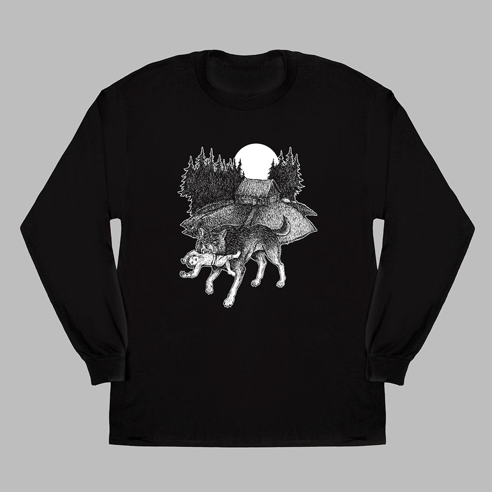Russian Lullaby Wolf - Folklore Long Sleeve Shirt
