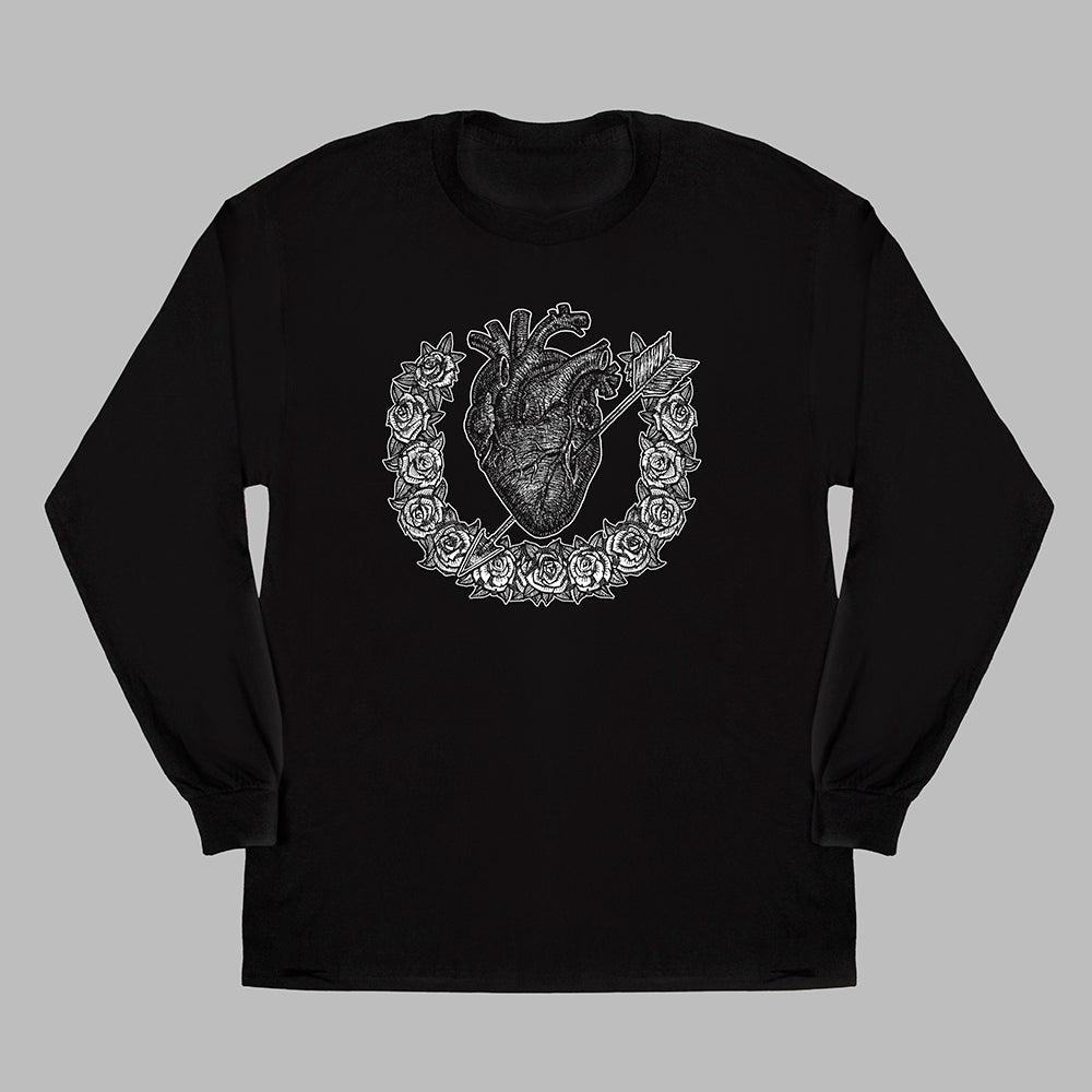 Pierced Heart Long Sleeve Shirt