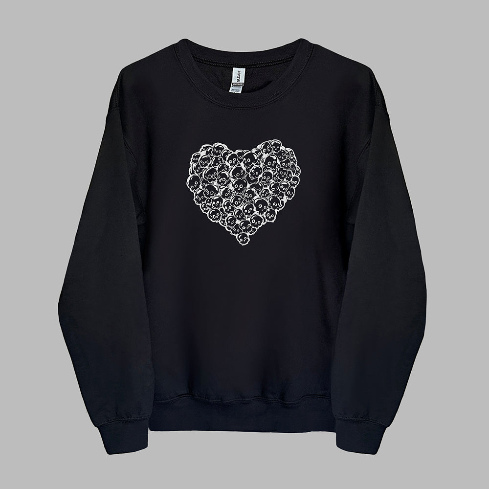 Heart of Skulls Sweater