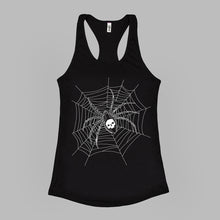 Load image into Gallery viewer, Women&#39;s Skull Spider Tank Top
