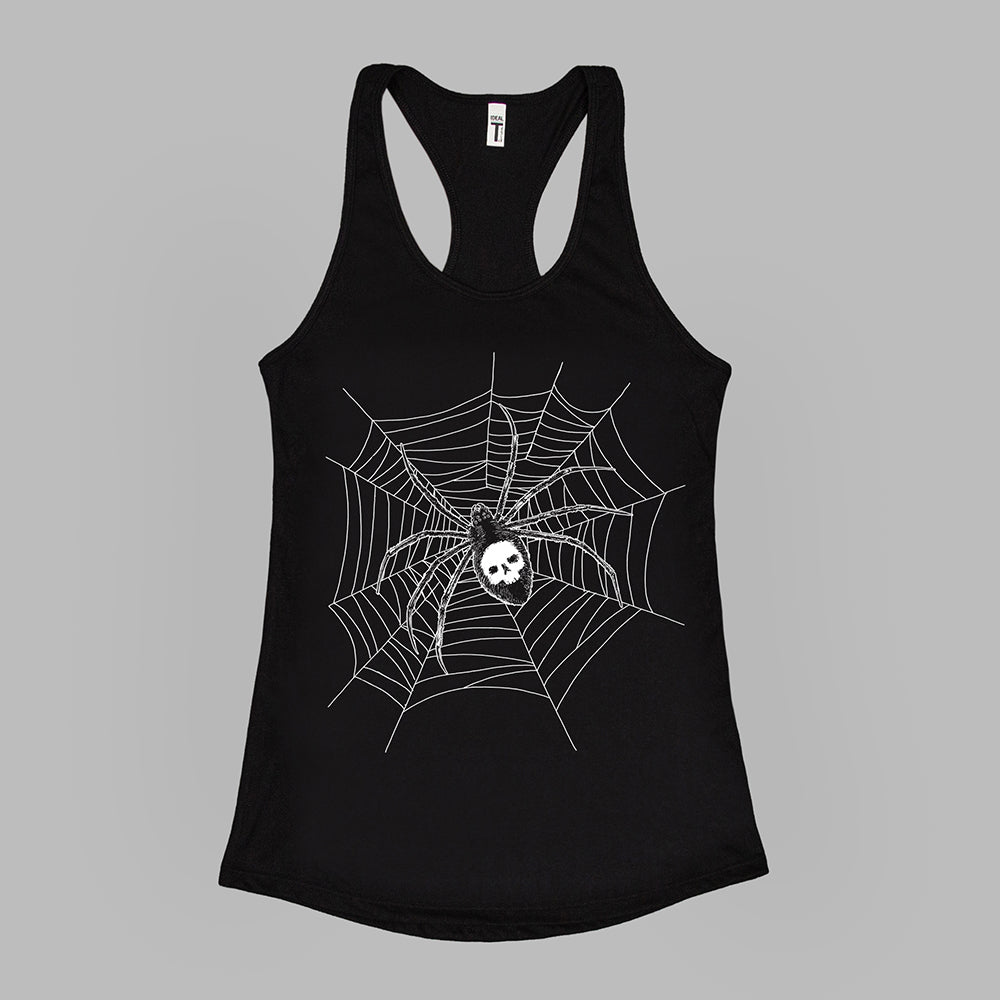 Women's Skull Spider Tank Top
