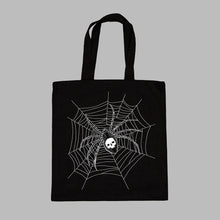 Load image into Gallery viewer, Skull Spider - Gothic Tote Bag

