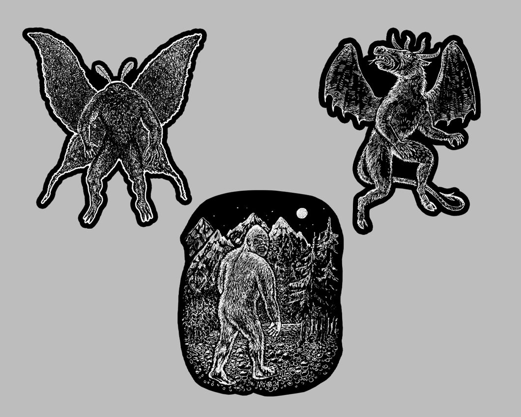 American Cryptid Sticker Pack