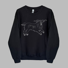Load image into Gallery viewer, Black Goat Gothic Sweater
